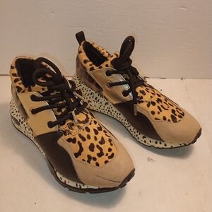 Cliff Leopard Print Athletic shoes Steve Madden
